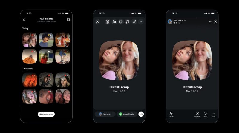 Instagram、今起きていることをシェアできる新機能「Instants」をリリース