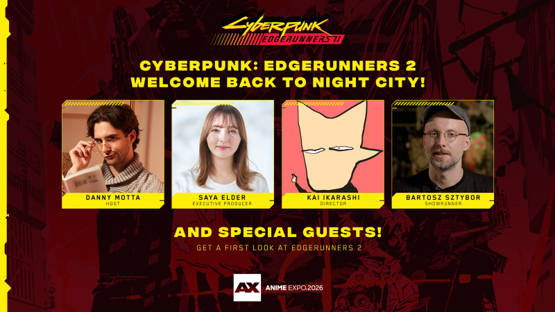 アニメ『サイバーパンク：エッジランナーズ2』、Anime Expo 2026でトークイベント開催決定