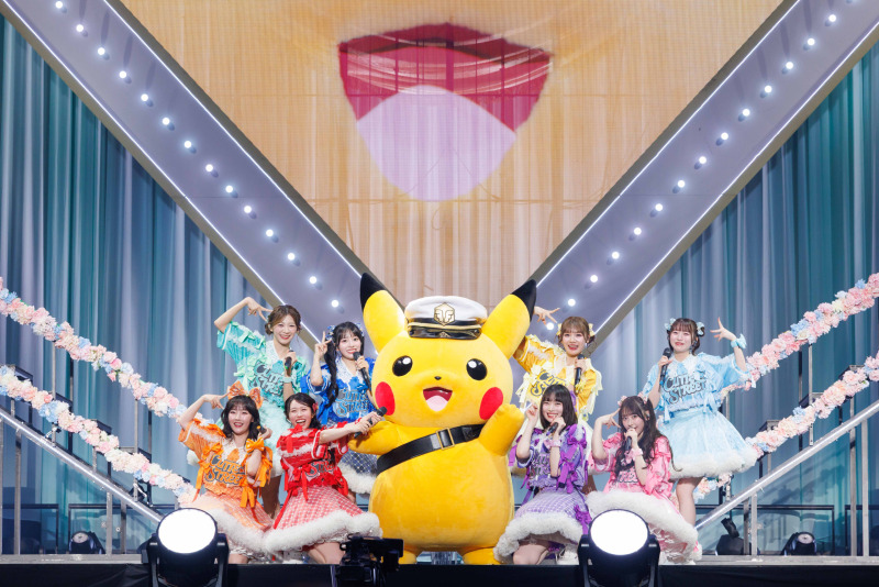 CUTIE STREET、有明アリーナ公演で「キャプテンピカチュウ」とコラボ