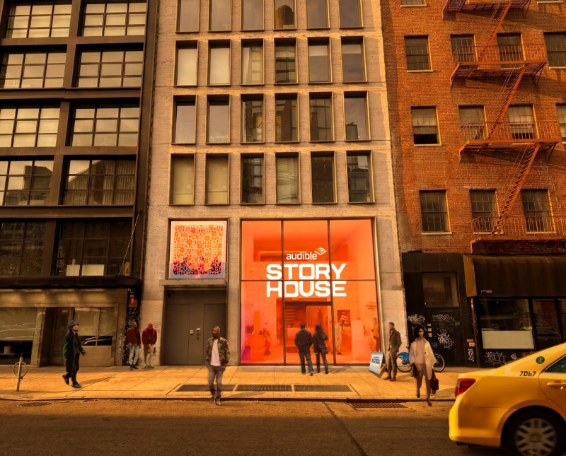 Audible、本のない書店「Audible Story House」をニューヨークで期間限定オープン