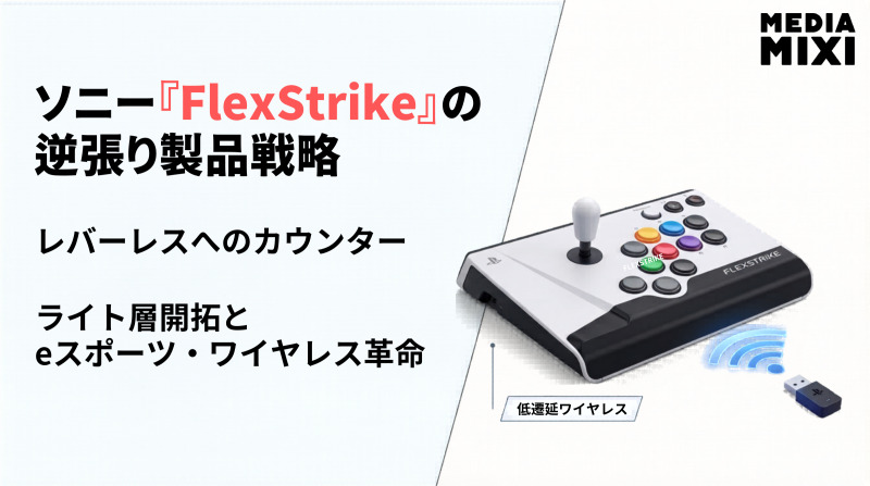なぜソニーはアケコンを再定義するのか？「FlexStrike」もたらす体験価値のブレイクスルー