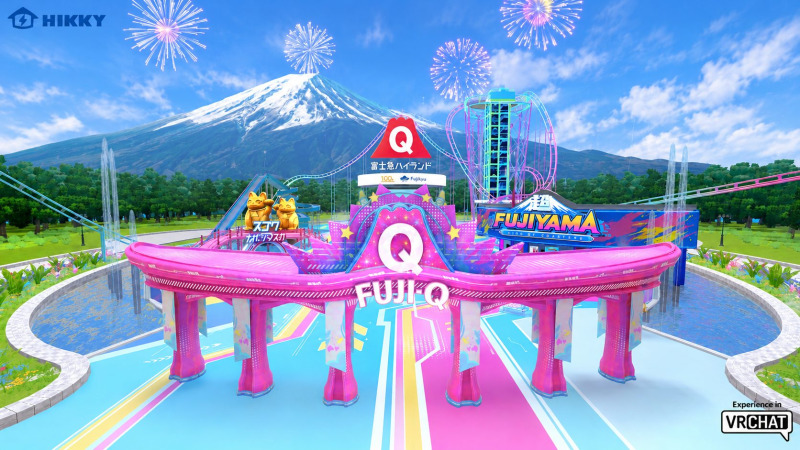 HIKKY、富士急ハイランドをテーマにしたVR空間を一般公開
