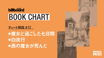 東野圭吾さんの作品が続々ランクイン 『白夜行』は“Heisei Booksチャート”で1位【ビルボードブックチャート解説】