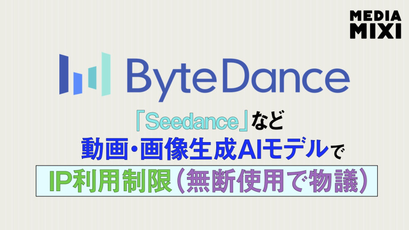 米映画業界団体、TikTok親会社バイトダンスとIP利用制限で合意
