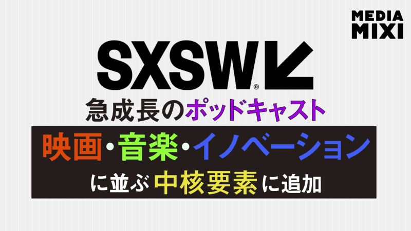 SXSW、ポッドキャスト・フェスティバル新設
