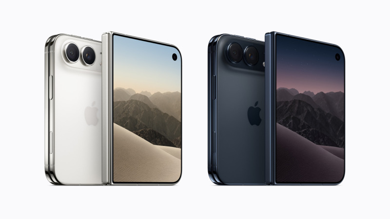Apple、折りたためる新型iPhone「iPhone Duo」を発表
