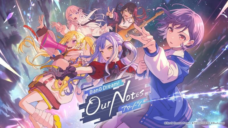 ブシロード、新作リズムゲーム「バンドリ！アワーノーツ」を配信開始